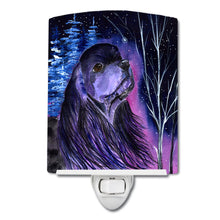 Load image into Gallery viewer, Starry Night Cocker Spaniel Ceramic Night Light SS8385CNL