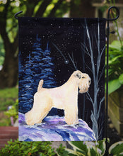 Load image into Gallery viewer, Starry Night Wheaten Terrier Soft Coated Garden Flag - Outdoor Decorative Yard Flag