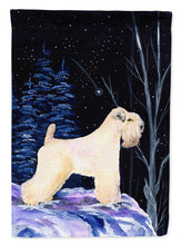 Load image into Gallery viewer, Starry Night Wheaten Terrier Soft Coated Garden Flag - Outdoor Decorative Yard Flag