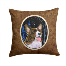 Load image into Gallery viewer, Starry Night Corgi Throw Pillow - 14x14 Decorative Pillow – Art for Your Home &amp; Patio
