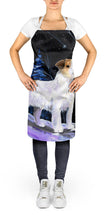 Load image into Gallery viewer, Starry Night Jack Russell Terrier Apron – Artist-Designed Kitchen, BBQ &amp; Craft Apron
