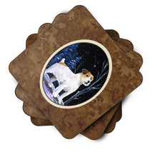 Load image into Gallery viewer, Starry Night Jack Russell Terrier Coasters - Set of 4 Lightweight Foam, Absorbent Drink Coasters