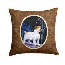 Load image into Gallery viewer, Starry Night Jack Russell Terrier Throw Pillow - 14x14 Decorative Pillow – Art for Your Home &amp; Patio