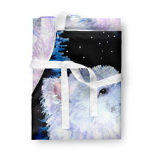 Load image into Gallery viewer, Starry Night American Eskimo Apron – Artist-Designed Kitchen, BBQ &amp; Craft Apron