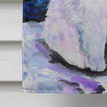 Load image into Gallery viewer, Starry Night American Eskimo Flag Canvas House Size