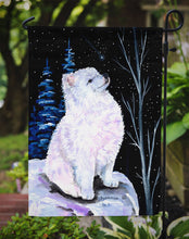 Load image into Gallery viewer, Starry Night American Eskimo Garden Flag - Outdoor Decorative Yard Flag