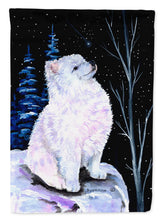 Load image into Gallery viewer, Starry Night American Eskimo Garden Flag - Outdoor Decorative Yard Flag