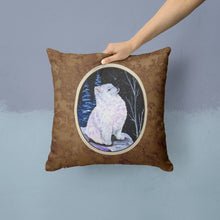 Load image into Gallery viewer, Starry Night American Eskimo Throw Pillow - 14x14 Decorative Pillow – Art for Your Home &amp; Patio
