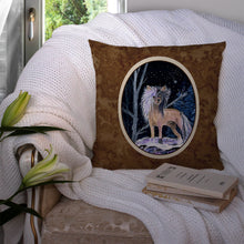 Load image into Gallery viewer, Starry Night Chinese Crested Throw Pillow - 14x14 Decorative Pillow – Art for Your Home &amp; Patio