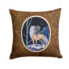 Load image into Gallery viewer, Starry Night Chinese Crested Throw Pillow - 14x14 Decorative Pillow – Art for Your Home &amp; Patio