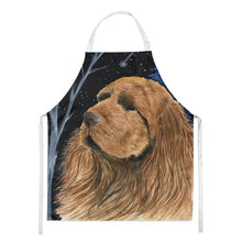 Load image into Gallery viewer, Starry Night Sussex Spaniel Apron – Artist-Designed Kitchen, BBQ &amp; Craft Apron