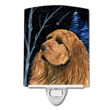Load image into Gallery viewer, Starry Night Sussex Spaniel Ceramic Night Light SS8391CNL