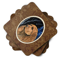 Load image into Gallery viewer, Starry Night Sussex Spaniel Coasters - Set of 4 Lightweight Foam, Absorbent Drink Coasters