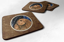 Load image into Gallery viewer, Starry Night Sussex Spaniel Coasters - Set of 4 Lightweight Foam, Absorbent Drink Coasters