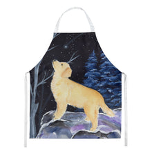 Load image into Gallery viewer, Starry Night Golden Retriever Apron – Artist-Designed Kitchen, BBQ &amp; Craft Apron