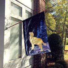 Load image into Gallery viewer, Starry Night Golden Retriever Flag Canvas House Size