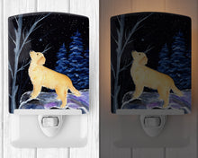 Load image into Gallery viewer, Starry Night Golden Retriever Ceramic Night Light SS8392CNL