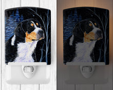Load image into Gallery viewer, Starry Night Bernese Mountain Dog Ceramic Night Light SS8393CNL