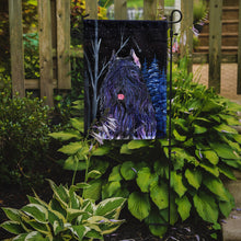 Load image into Gallery viewer, Starry Night Bouvier des Flandres Garden Flag - Outdoor Decorative Yard Flag