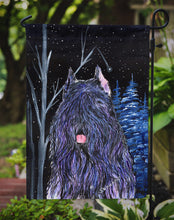 Load image into Gallery viewer, Starry Night Bouvier des Flandres Garden Flag - Outdoor Decorative Yard Flag