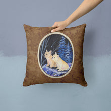 Load image into Gallery viewer, Starry Night French Bulldog Throw Pillow - 14x14 Decorative Pillow – Art for Your Home &amp; Patio