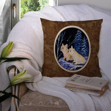 Load image into Gallery viewer, Starry Night French Bulldog Throw Pillow - 14x14 Decorative Pillow – Art for Your Home &amp; Patio
