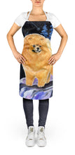 Load image into Gallery viewer, Starry Night Pomeranian Apron – Artist-Designed Kitchen, BBQ &amp; Craft Apron