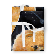 Load image into Gallery viewer, Starry Night Pomeranian Apron – Artist-Designed Kitchen, BBQ &amp; Craft Apron