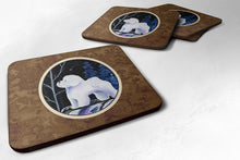 Load image into Gallery viewer, Starry Night Bichon Frise Coasters - Set of 4 Lightweight Foam, Absorbent Drink Coasters