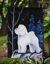 Load image into Gallery viewer, Starry Night Bichon Frise Garden Flag - Outdoor Decorative Yard Flag