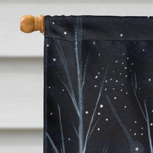 Load image into Gallery viewer, Starry Night Norwegian Elkhound Flag Canvas House Size