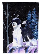 Load image into Gallery viewer, Starry Night Portuguese Water Dog Garden Flag - Outdoor Decorative Yard Flag