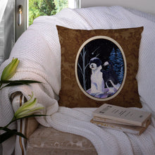 Load image into Gallery viewer, Starry Night Portuguese Water Dog Throw Pillow - 14x14 Decorative Pillow – Art for Your Home &amp; Patio