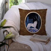 Load image into Gallery viewer, Starry Night Siberian Husky Throw Pillow - 14x14 Decorative Pillow – Art for Your Home &amp; Patio