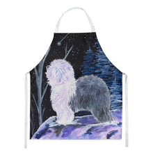 Load image into Gallery viewer, Starry Night Old English Sheepdog Apron – Artist-Designed Kitchen, BBQ &amp; Craft Apron