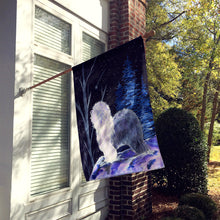 Load image into Gallery viewer, Starry Night Old English Sheepdog Flag Canvas House Size