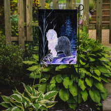 Load image into Gallery viewer, Starry Night Old English Sheepdog Garden Flag - Outdoor Decorative Yard Flag