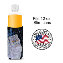 Load image into Gallery viewer, Starry Night Cat - Persian Slim Can Hugger – Fun &amp; Functional Drink Coolers SS8402MUK