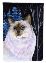 Load image into Gallery viewer, Starry Night Cat - Birman Garden Flag - Outdoor Decorative Yard Flag