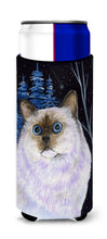 Load image into Gallery viewer, Starry Night Cat - Birman Slim Can Hugger – Fun &amp; Functional Drink Coolers SS8403MUK