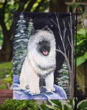Load image into Gallery viewer, Starry Night Keeshond Garden Flag - Outdoor Decorative Yard Flag