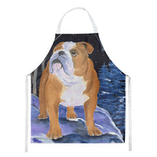 Load image into Gallery viewer, Starry Night English Bulldog Apron – Artist-Designed Kitchen, BBQ &amp; Craft Apron