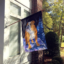 Load image into Gallery viewer, Starry Night English Bulldog Flag Canvas House Size