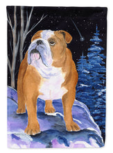 Load image into Gallery viewer, Starry Night English Bulldog Flag Canvas House Size
