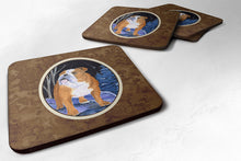 Load image into Gallery viewer, Starry Night English Bulldog Coasters - Set of 4 Lightweight Foam, Absorbent Drink Coasters