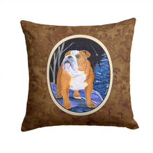 Load image into Gallery viewer, Starry Night English Bulldog Throw Pillow - 14x14 Decorative Pillow – Art for Your Home &amp; Patio