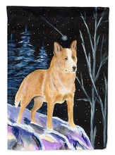 Load image into Gallery viewer, Starry Night Australian Cattle Dog Garden Flag - Outdoor Decorative Yard Flag