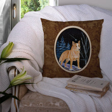 Load image into Gallery viewer, Starry Night Australian Cattle Dog Throw Pillow - 14x14 Decorative Pillow – Art for Your Home &amp; Patio