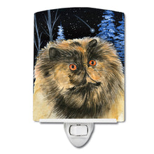 Load image into Gallery viewer, Starry Night Cat - Persian Ceramic Night Light SS8408CNL