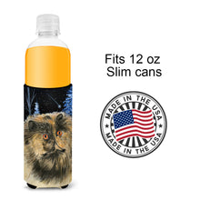 Load image into Gallery viewer, Starry Night Cat - Persian Slim Can Hugger – Fun &amp; Functional Drink Coolers SS8408MUK